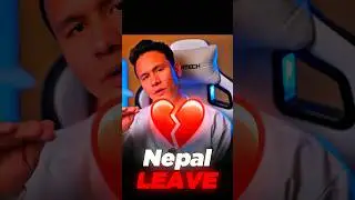 Tonde Gamer Leave Nepal 🤬 #shorts #shortsfeed #tondegamer