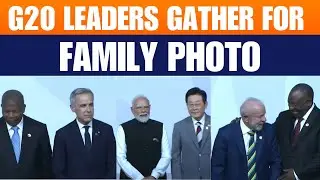 LIVE: World leaders gather for family photo at G20 Summit | Johannesburg | South Africa