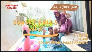 Villa Mewah Modern dengan kolam renang private panas, Sunset Falls Villa Magelang