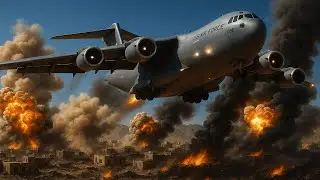 IRAN SHOCKED: US C-17 Globemaster III Night Paratroopers on Alert Heading to Middle East!