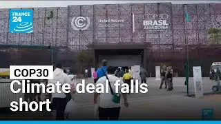 COP30 climate deal falls short sidestepping fossil fuels &bull; FRANCE 24 English