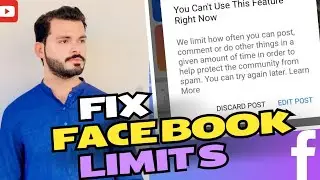 Fix Facebook Error | We Limit How Often You Can Post or Comment Problem Solved | Fb groups 2025 tips