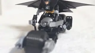 3D printed Batpod assembly for Proto 9 Batman figure