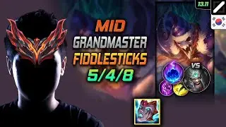Fiddlesticks Mid Build Liandry's Anguish Arcane Comet - LOL KR GrandMaster Patch 13.11