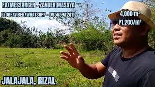 MURANG LUPA SA RIZAL JALAJALA OVERLOOKING SUNSET/SUNRISE VIEW 4,000 SQM EXPANDABLE P1,200/M² VLOG#19