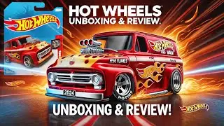 2024 HW Flames Ford '56 Van Hot wheels Unboxing & Review