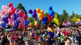 Mickey's 89th birthday celebration parade