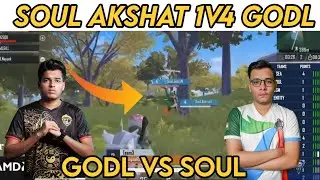 Soul Akshat 1v4 Godl | Jonathan vs soul | soul vs godlike | soul akshat 1v4