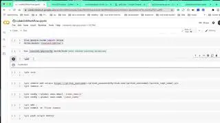 Google colab and GitHub workflow