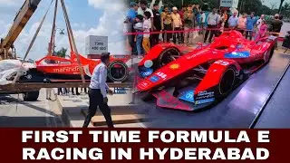 Hyderabad: Formula E Car Put On Exhibit At Tank Bund | 25-09-2022