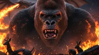 King Kong vs Dragon | Epic Jungle Battle | Cinematic Film