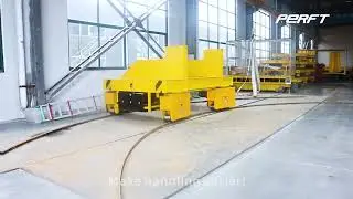 Battery Ladle Transfer Cart For Molten Metal 15 Ton