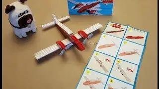 Lego Set #320 Two-Engine Plane Speed Build