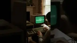 80s Computer Coding &ndash; When Green Screens Ruled! (AI Meme)