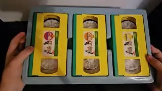 Pingu Korean English Dub VHS Tapes Unboxing/Overview