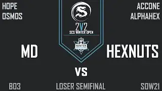 Melancholy Depression vs Saw Cone Hexnuts | Loser Semifinal | 2v2 Serpent's Open Winter | SCS 2021