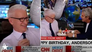 Andy Cohen INTERRUPTS Anderson Cooper's Newscast For Birthday Surprise