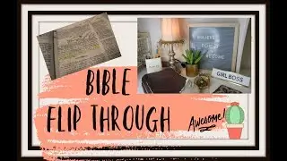 BIBLE FLIP THROUGH | BIBLE TOUR