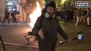 Protesters and Diners: Clashes over police brutality erupt in Parisian streets.