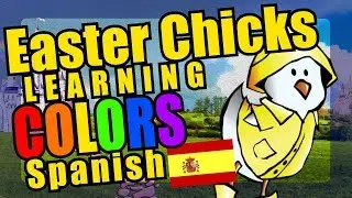 Spanish Colors Easter Chicks Parade