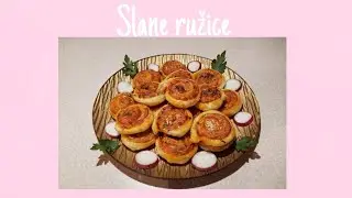 Slane ružice sa sirom i ajvarom