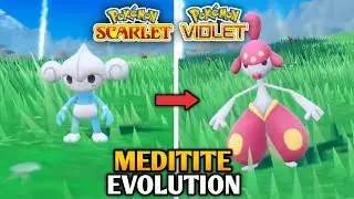 How To Evolve Meditite Into Medicham In Pokemon Scarlet And Violet | Paldea Pokedex