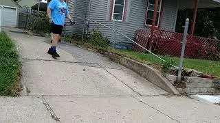 tear down of a chain link fence for scrap metal