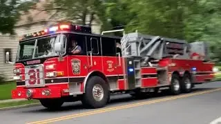 Maplewood Fire Rescue Tower 31 & Engine 34 Responding Code 3 Emergent to a call with Deputy 3.