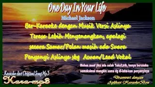 One Day In Your Life, Michael Jackson, Kara-mp3 (Karaoke Mp3) #lovememories #karaokemp3
