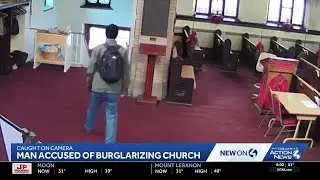 Caught on camera: Man burglarizes Beaver County church