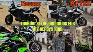 The most Loaded Kawasaki Versys 1000 of India  | Full touring setup | Givi | BMC  @SpeedDemonz
