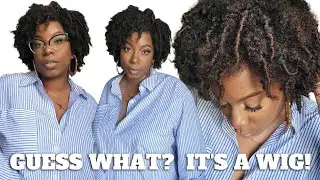 BEST Quality! MORE Affordable! MOST REALISTIC Wig Nail the Cool Coily NATURAL Hair Wig Install w/ Me