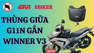 Hướng Dẫn Lắp Th&ugrave;ng Giữa Givi G11n Winner X V3 - SBIKER #givi