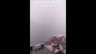 Snowfall in Shimla 2021 shooted by sk