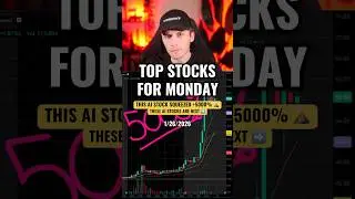 TOP 3 STOCKS FOR MONDAY 1/26/26 - THE AI BOOM is.. back? #daytrading #stockstowatch #momentum