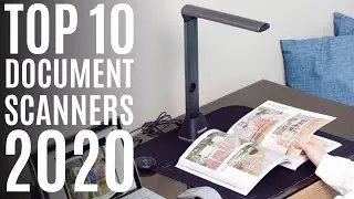 Top 10: Best Document Scanners for 2020 / Portable Book, Photo, Document Scanner for Pc and Mac