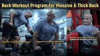 Back Workout Program For Massive & Thick Back | Back Workout | Mukesh Gahlot #youtubevideo