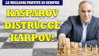 KASPAROV DISTRUGGE KARPOV con la DIFESA SICILIANA! | MONDIALE DI SCACCHI 1985