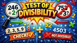 Test of divisibility || lecture 1 csir net life science section A Topic