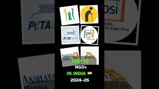 Top 10 NGOs in India 2024-25. #ngo #india #shorts #trust ￼
