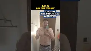Day 34 - Dry Fasting Journey | Rolling Dry Fasts Until Ripped