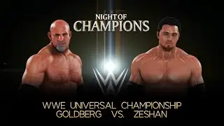 Goldberg vs Zeshan -  Night of Champions Title Match 2021