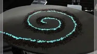 Glowing Concrete Tables