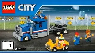 LEGO City Training Jet Transporter 60079 - Лего Сити Транспортёр для учебных самолётов №1