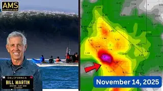 Mavericks Breaking Huge! Flood Watches for Southern California as Storm Intensifies