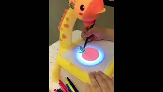 Kids LED Projector Drawing Table Toy Set Painting Educational Learning Paint #kidslearning #educate