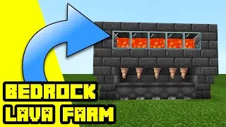 How to Build a Lava Farm in Minecraft | Super quick and easy to build