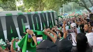 RECIBIMIENTO ATLÉTICO NACIONAL 0 SÃO PABLO 0 LIBERTADORES 2025 #atleticonacional #losdelsur 