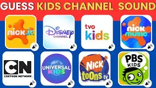 Can you guess the cartoon TV channel just by listening to its logo sound? 🎵📺