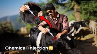 Do Injections Increase Milk In Cows?|| 🤫 Dairy farm Reality || 🤫😶